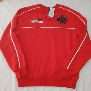 F1 Formula 1 XS Sweatshirt Red Pit Crew Team Racing Division Hybrid NWT